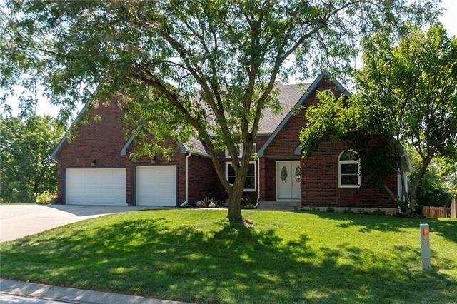 Beautiful, brick front, with double door entryway.