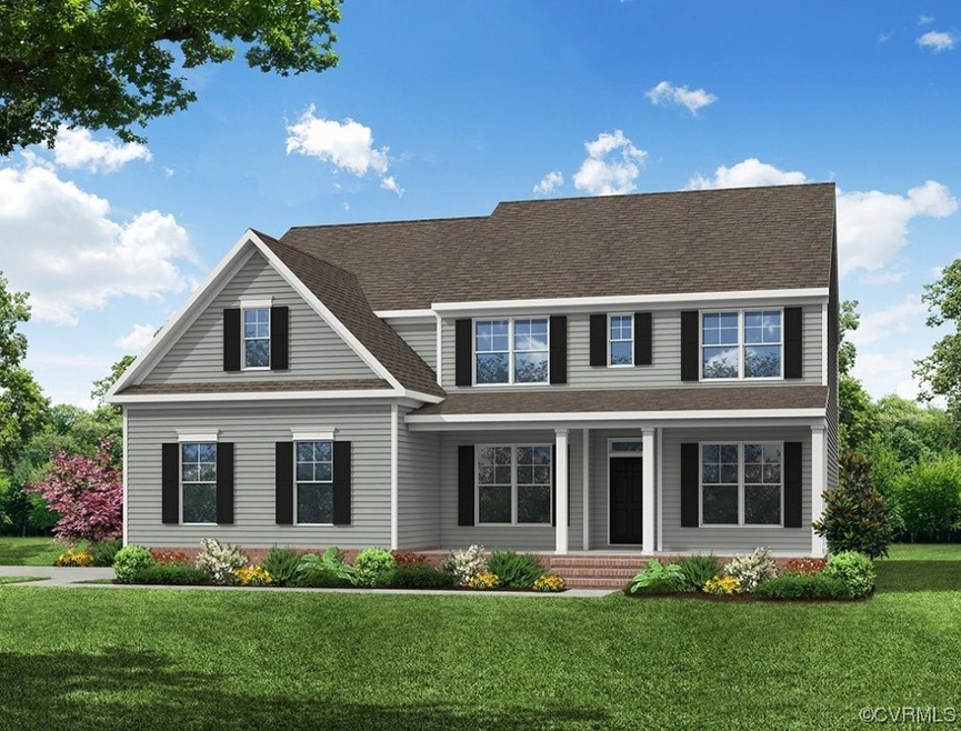 View of front of house with a front yard