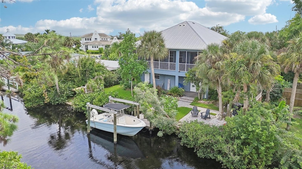 Rear of Home and Boat Dock