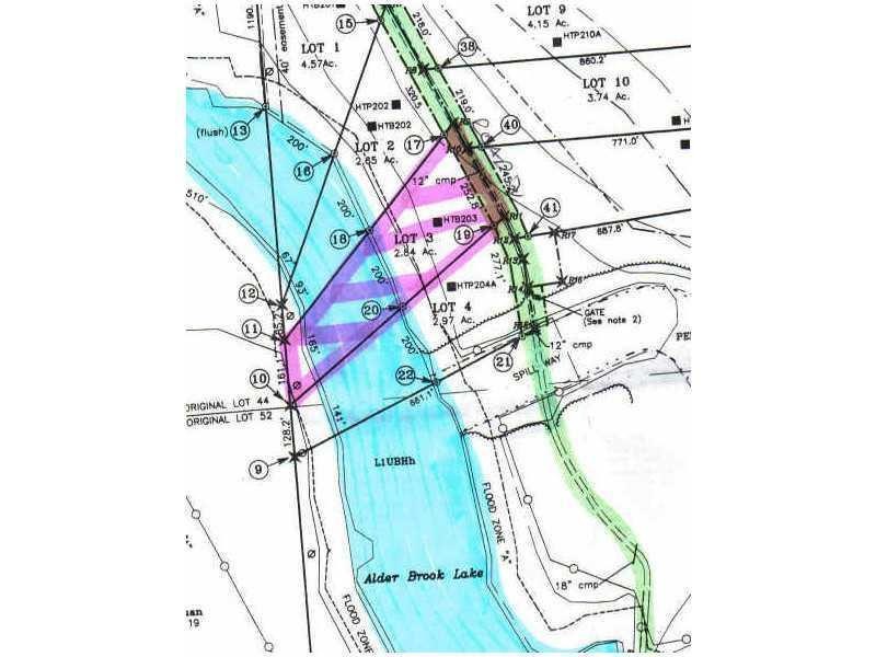 Plat Map. Parcel extends across...