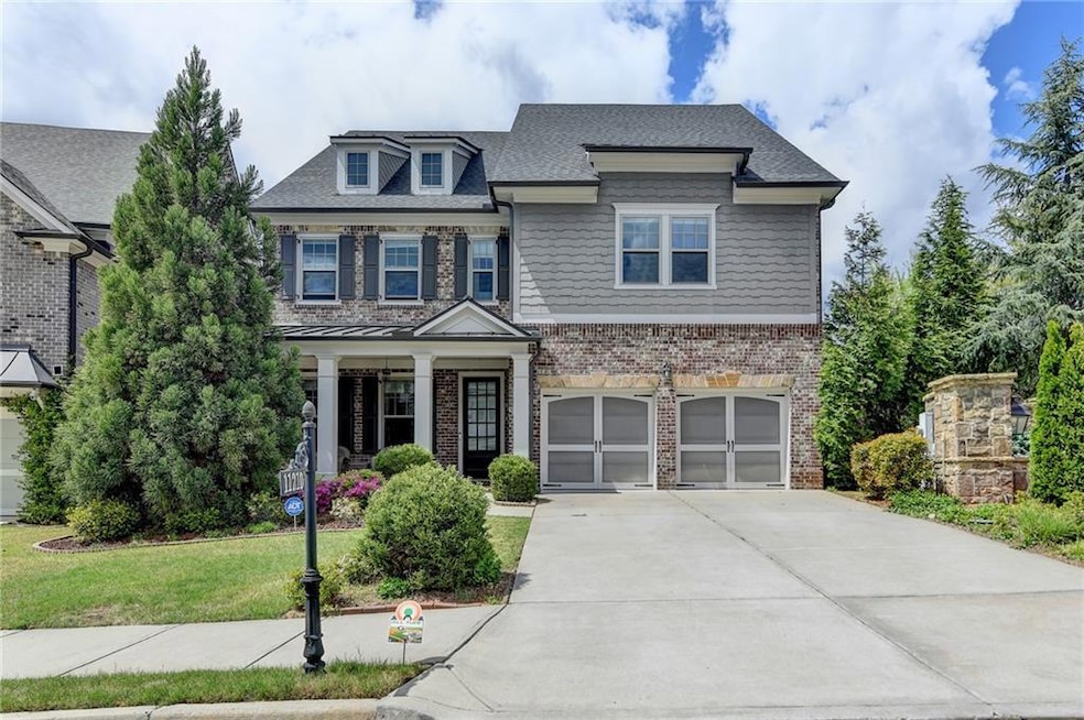 Craftsman-style home featuring covered porch, conc