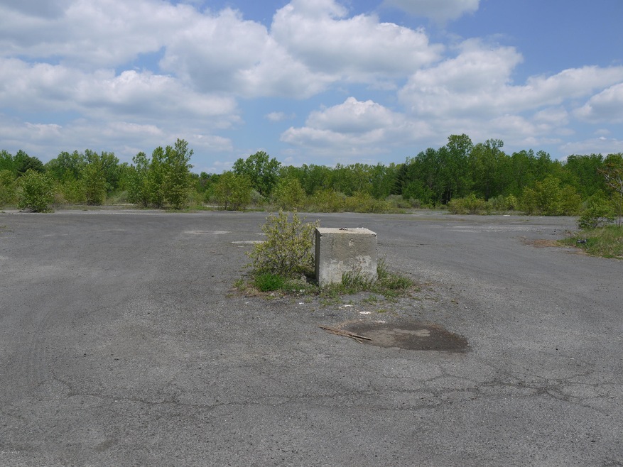 entrance to  former truck stop