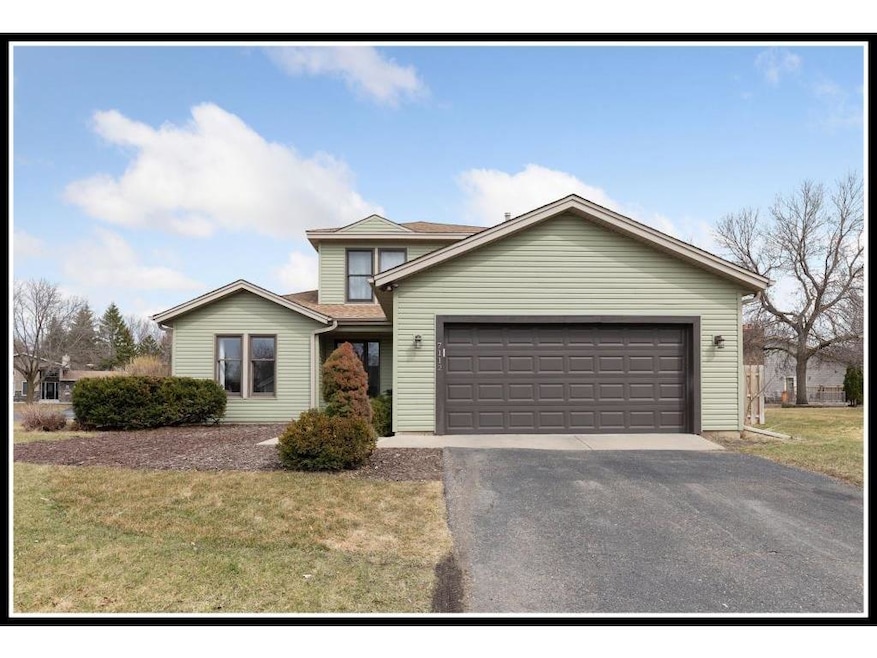 Two-story home on corner lot