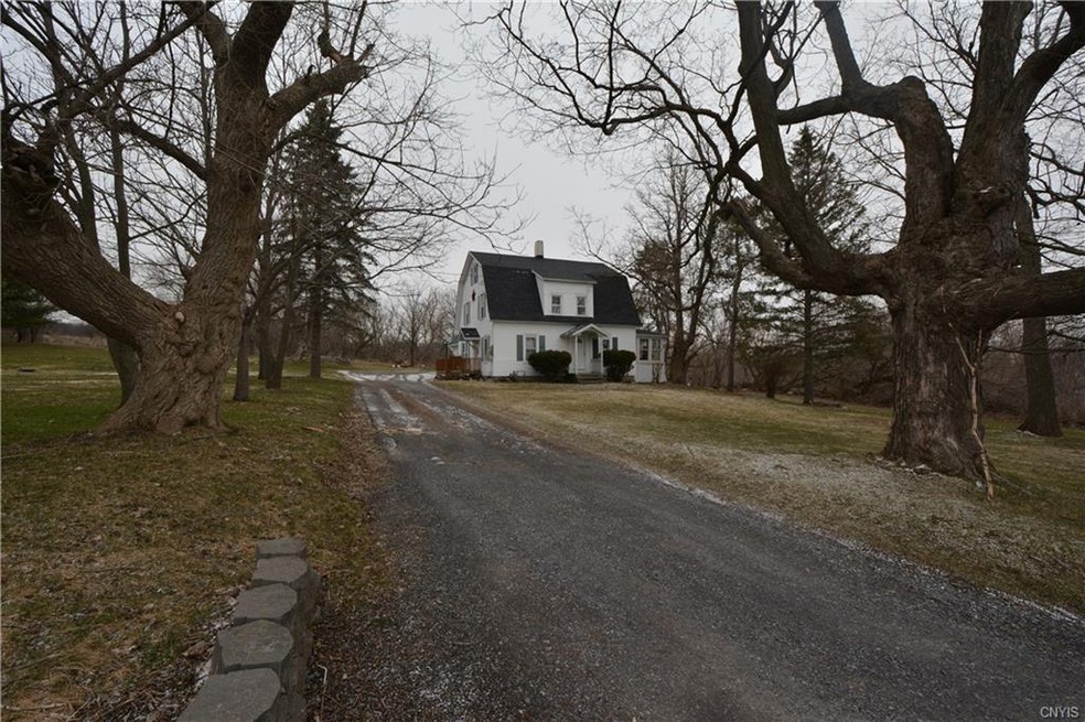 Front of home and driveway