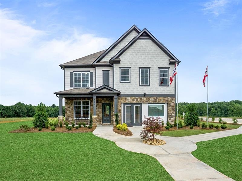 not actual home.sample same plan. actual home has 
