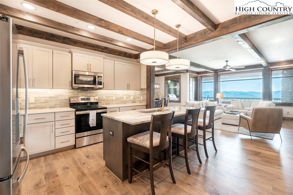 Open Kitchen into Living & Dining