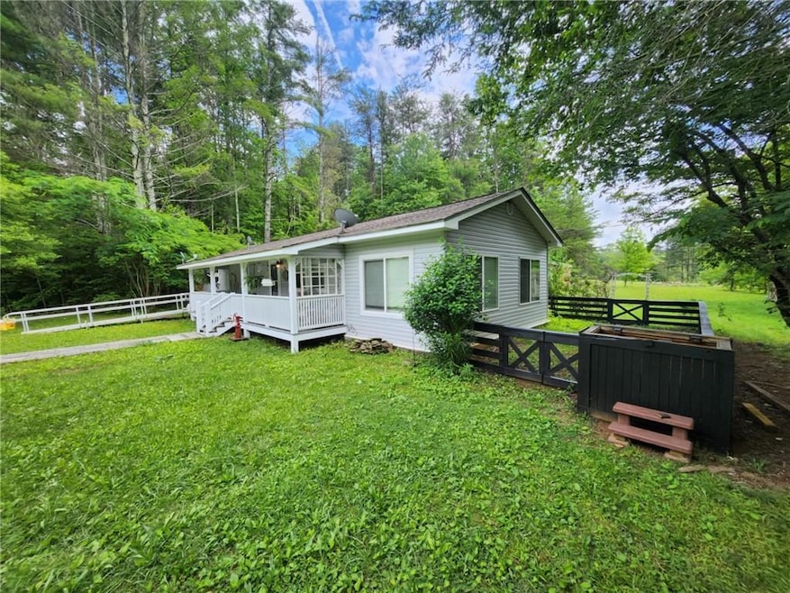 View of front/side of house