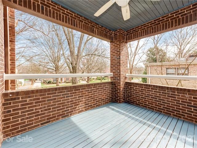 Private Balcony with Ceiling Fan