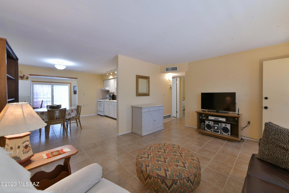 VIEW OF LIVING ROOM FACING KITCHEN