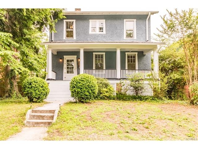 Classic Stucco Foursquare on Beautiful Northside Street
