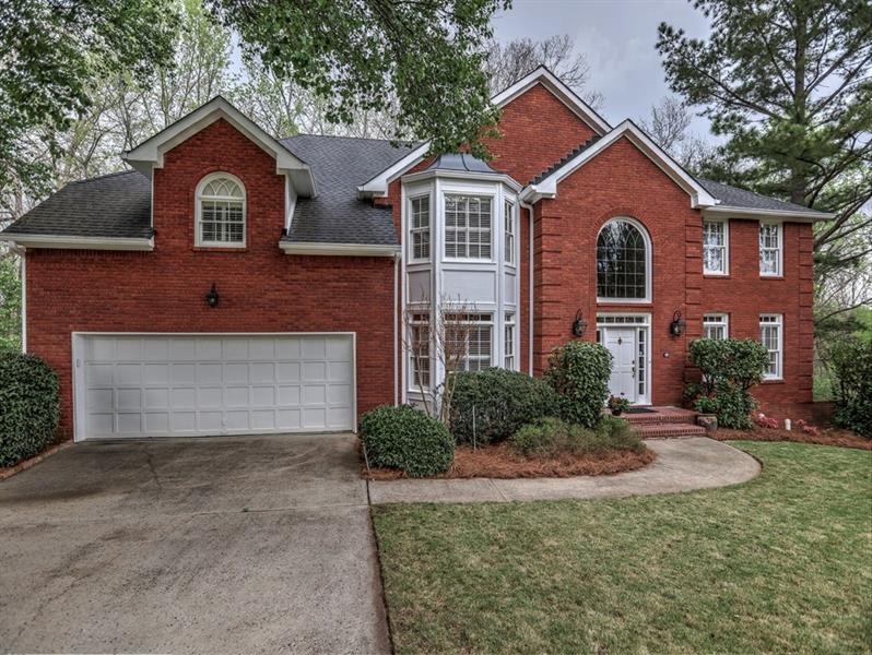 Stately brick traditional home in beautiful River 