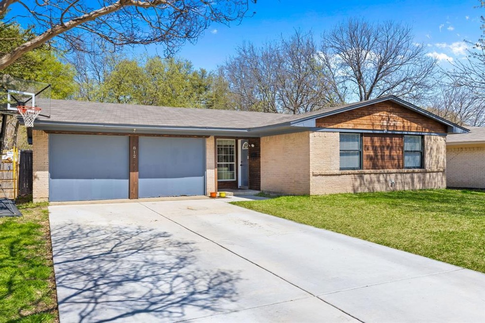 Double wide driveway.