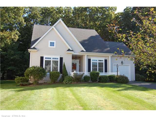 Exterior Front. House sits far back from the road 