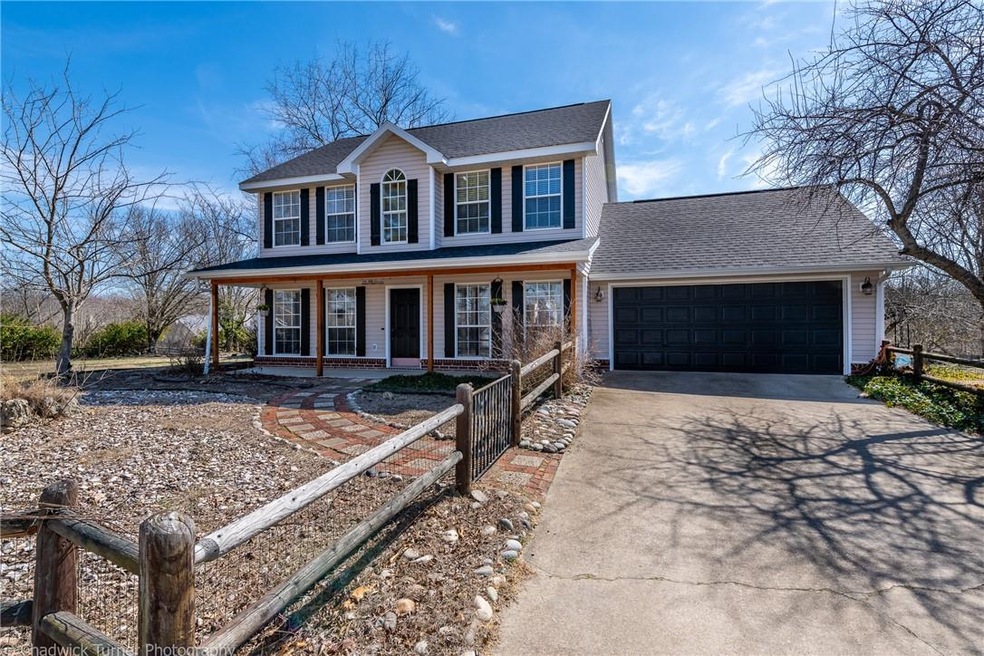 Front faces North - Northwest