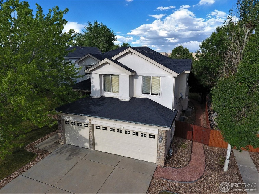 Aerial view of home