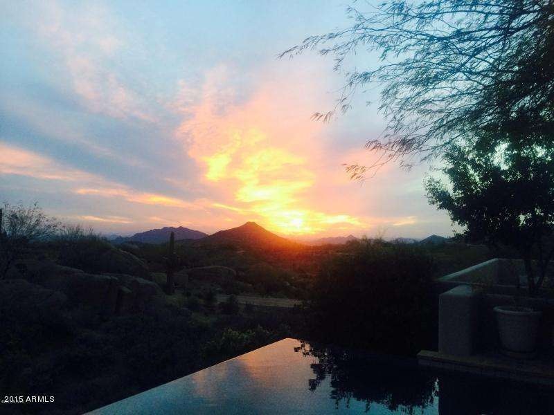 Sunset from Backyard