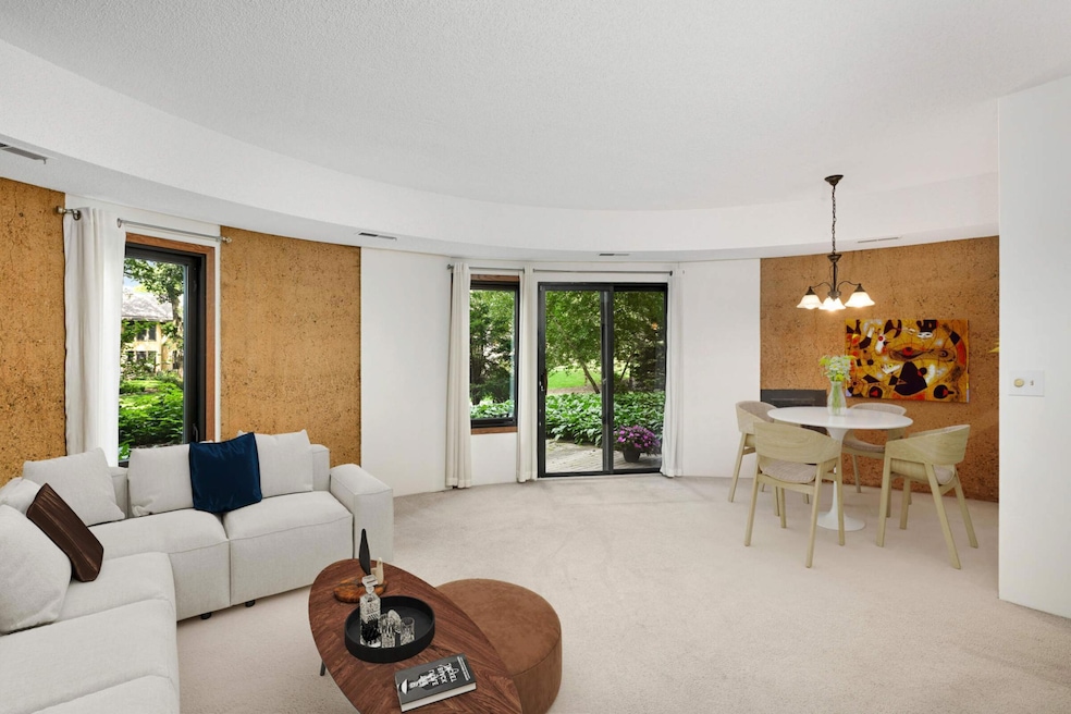 Virtually Staged-Generous Size Living And Dining Room