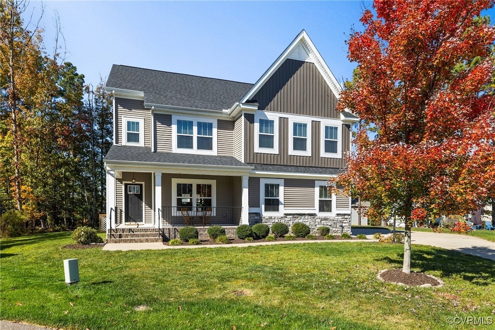 Craftsman-style home with front porch