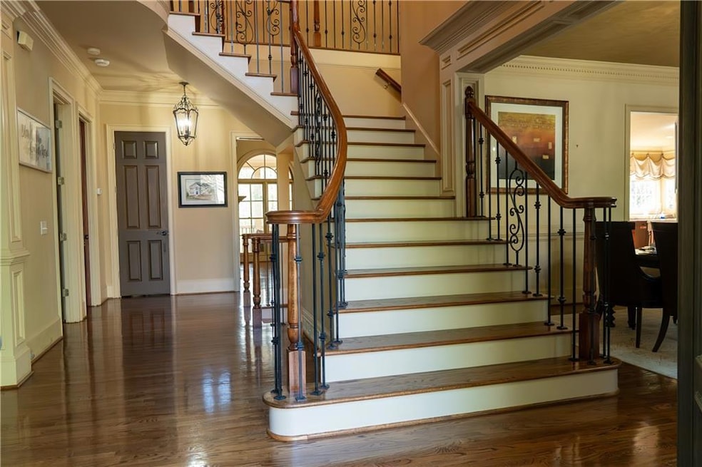 Two story entry foyer