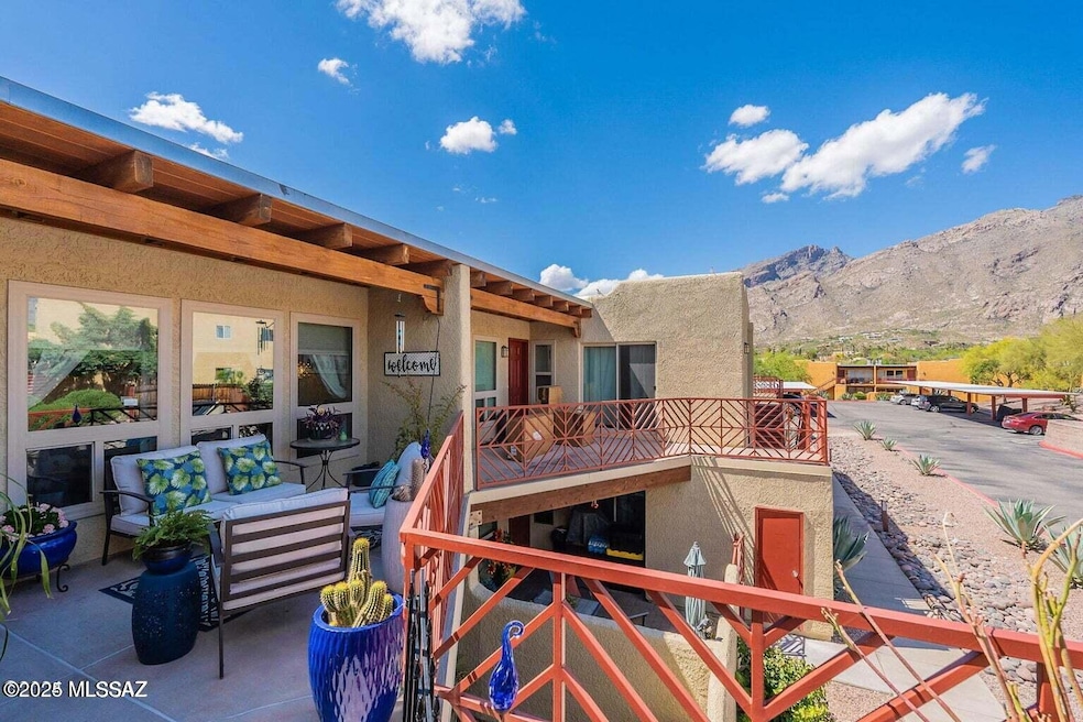 Patio of condo