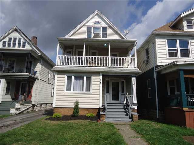 Exterior Front. vinyl siding, all vinyl windows, f