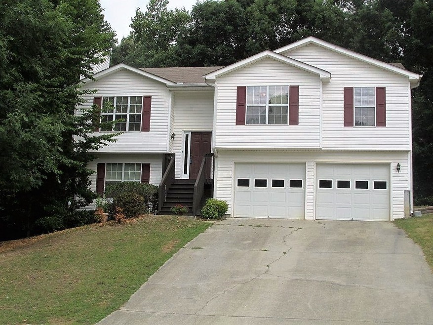 Front with fresshley painted stairs