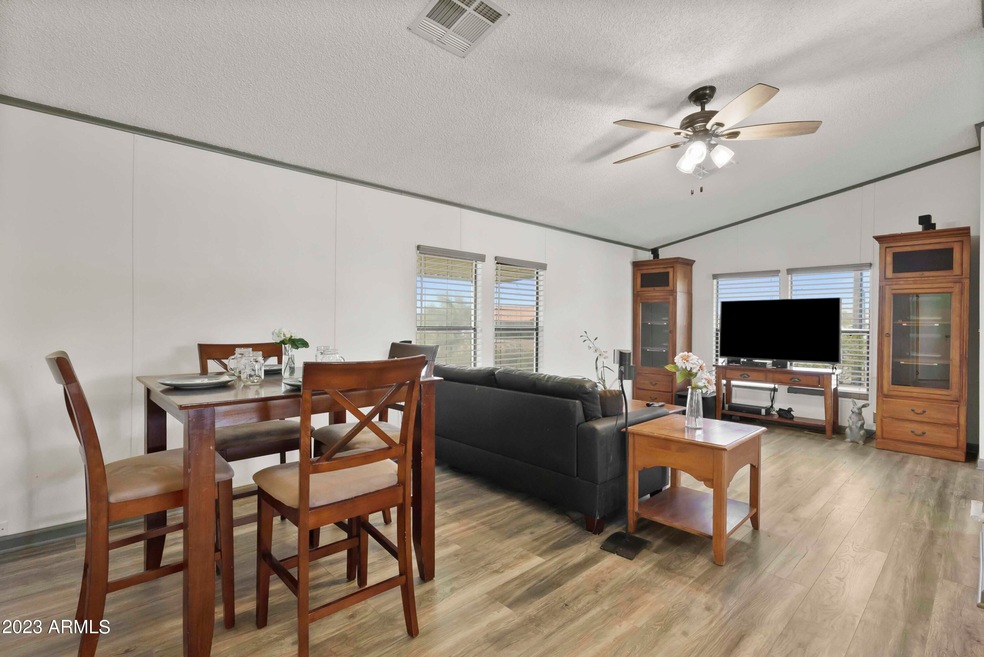 open living/dining