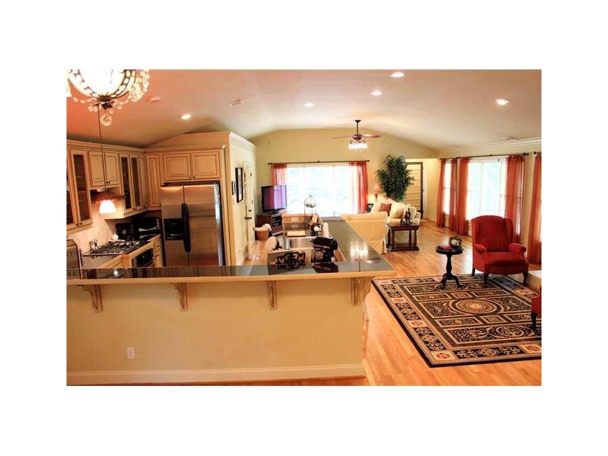 Kitchen. Spacious Kitchen overlooks family room wi