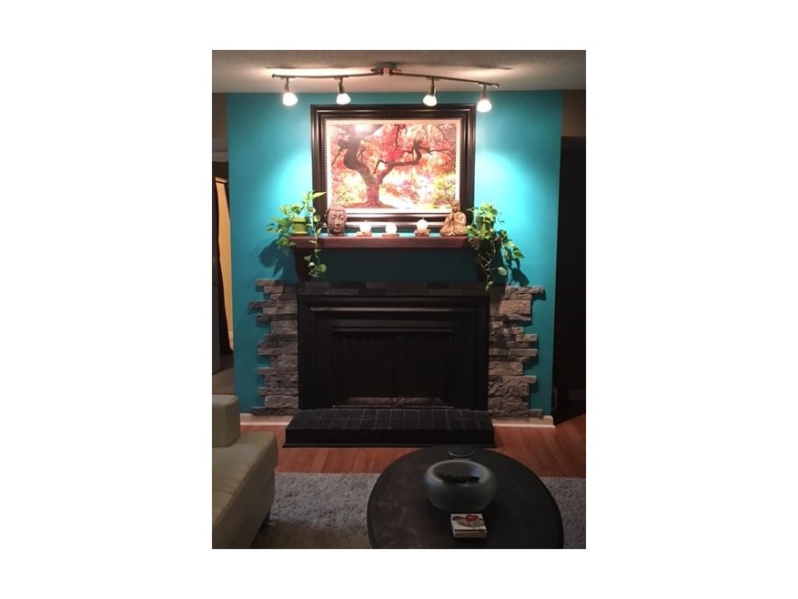 Gorgeous focal point and fireplace in large great 