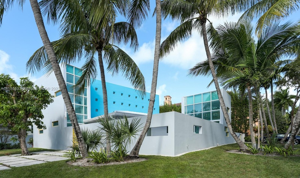 Corner side of the home with, fruits trees.  View 