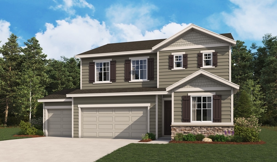 The Pearl 3-car Elevation B