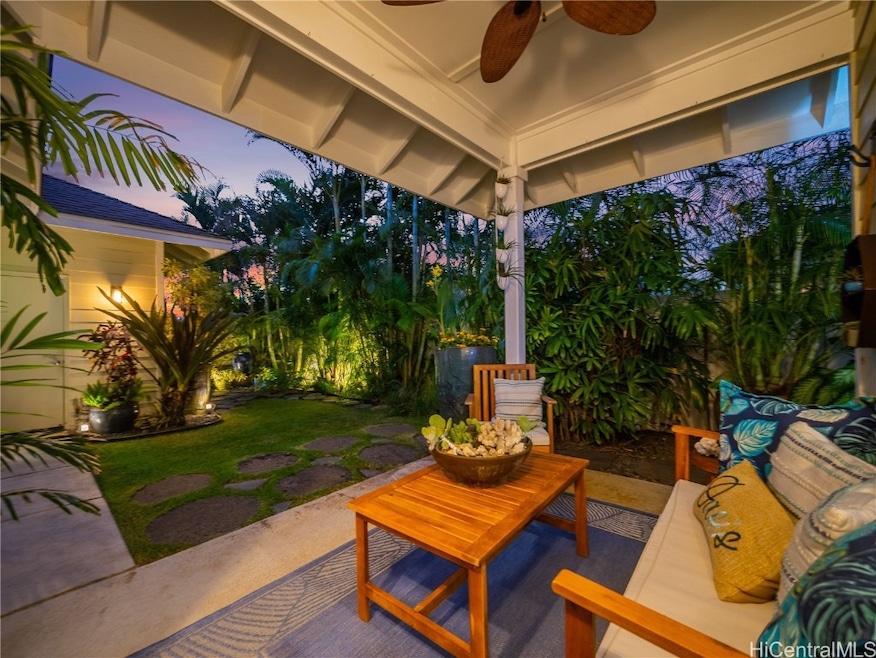 Luscious professionally landscaped backyard oasis