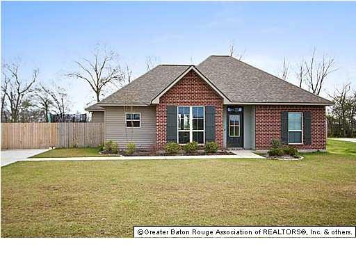 Front view, large lot