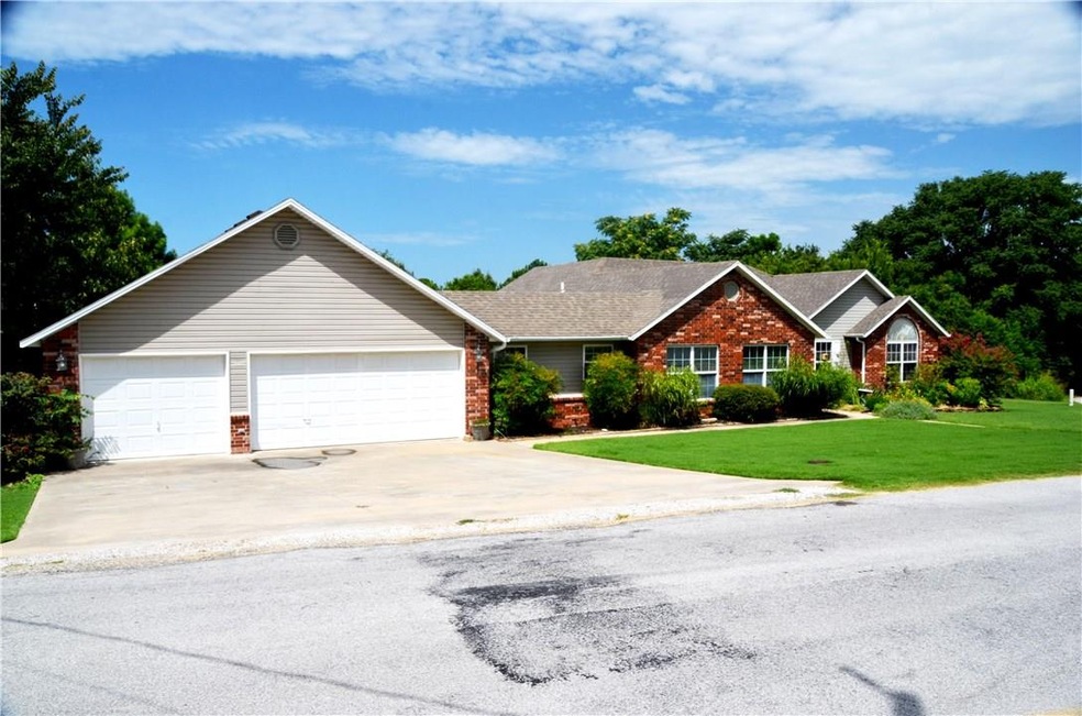 Front view of your new home with a 3-car garage.
