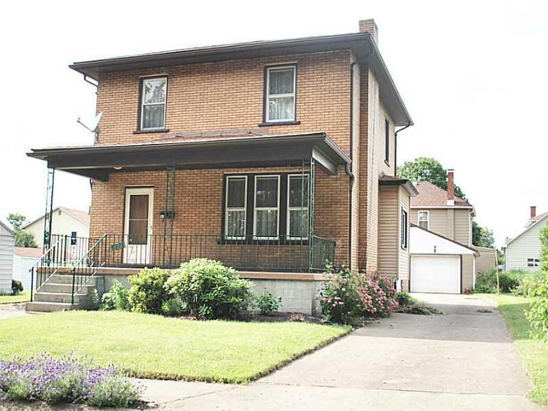 Exterior Front. All brick home with large covered 