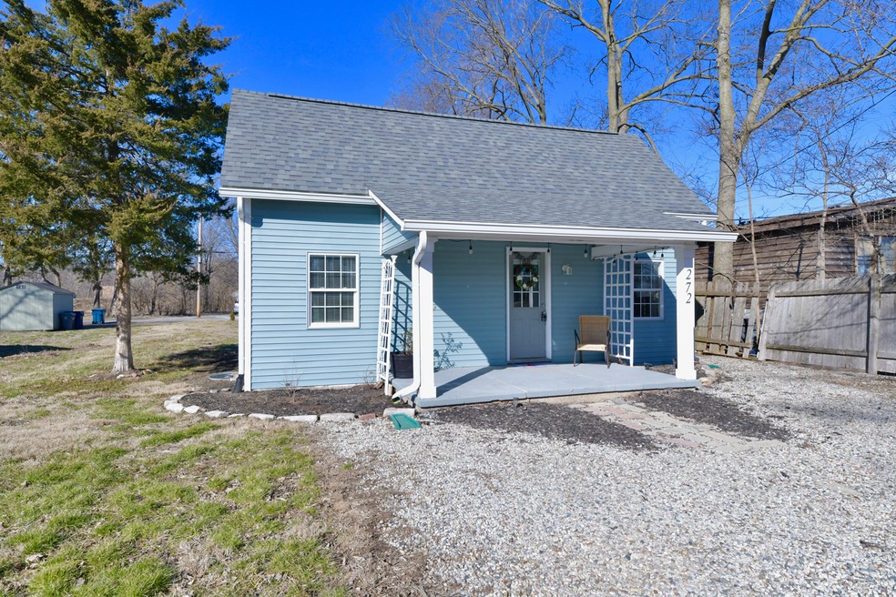 Inviting covered front porch.