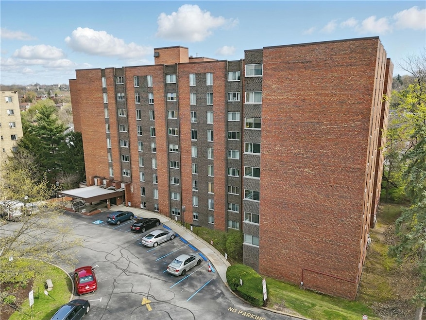 Amberson Towers is a prominent residential high-ri