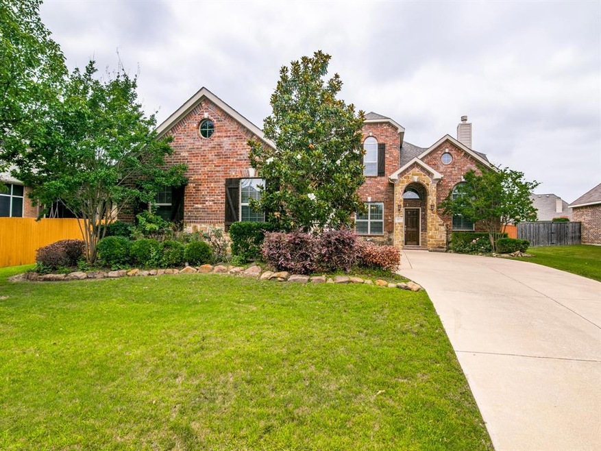 Beautiful Curb Appeal with Rock and Brick Elevation