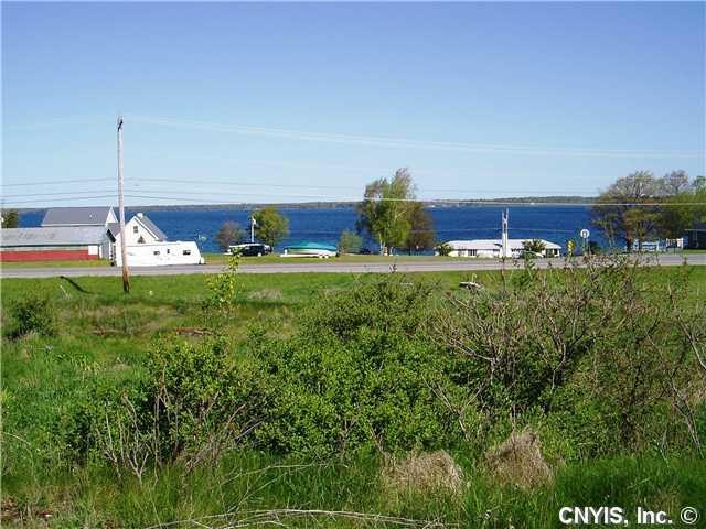 Land. Wonderful view of the St. Lawrence River shi