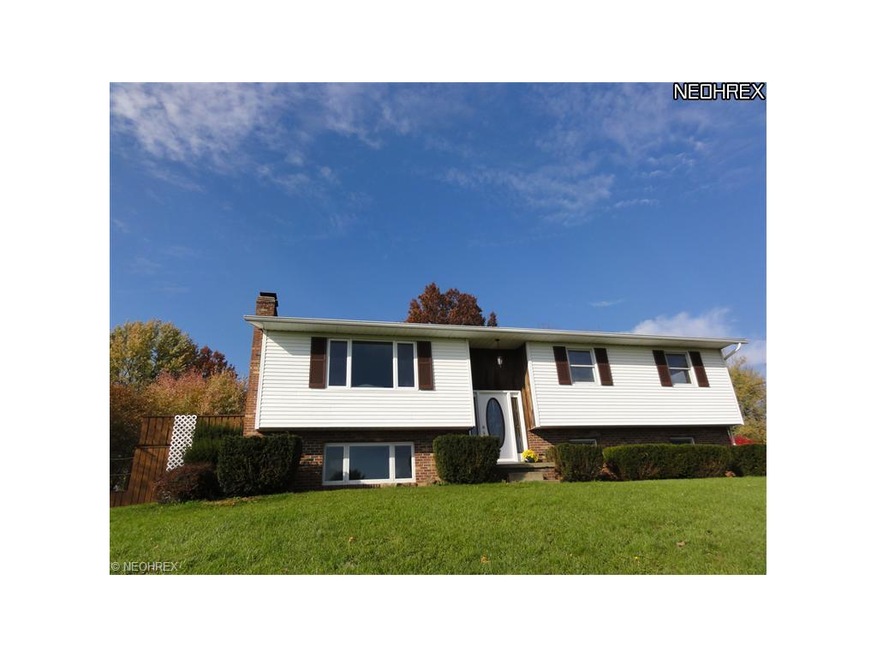 Front view, large yard!