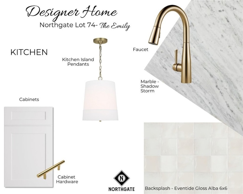 Selection Board for Northgate Lot 74 - 
Kitchen
