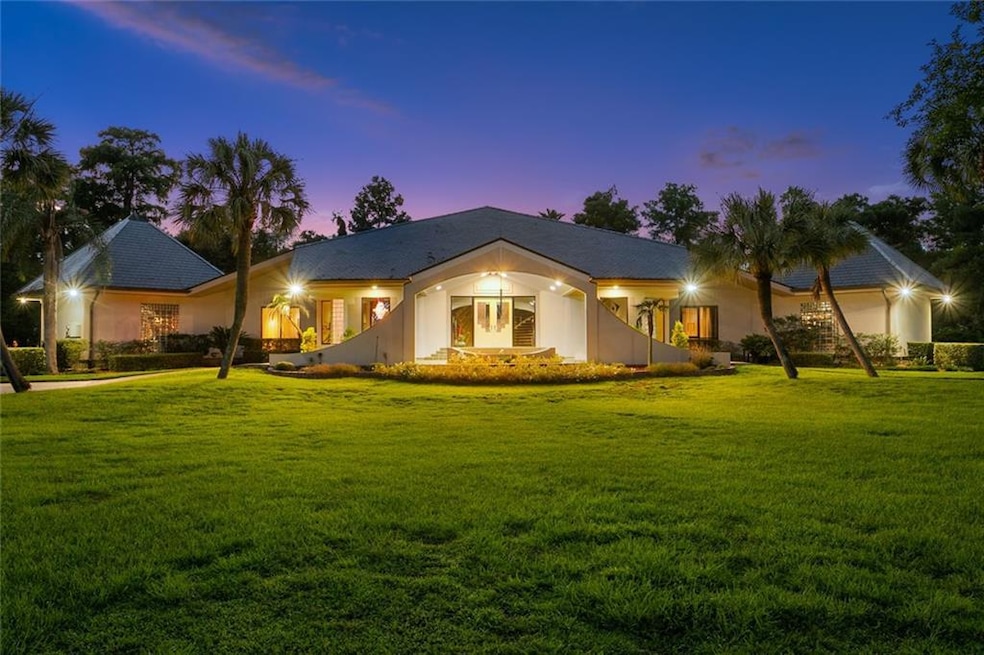 Situated on 3.25 Acres, Custom Estate Designed by