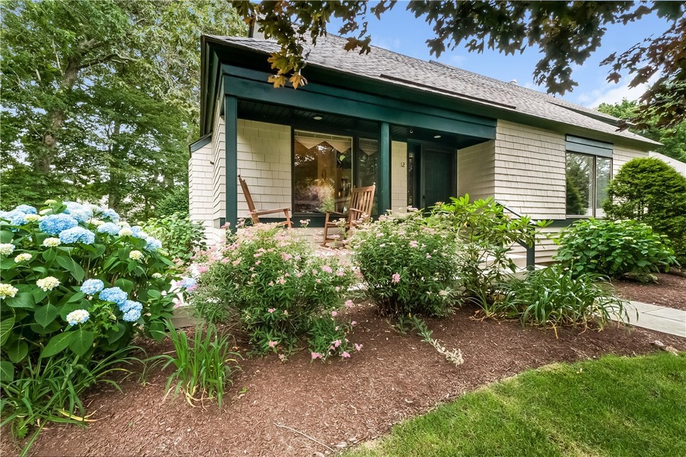 Relax in rocking chairs on your front porch while