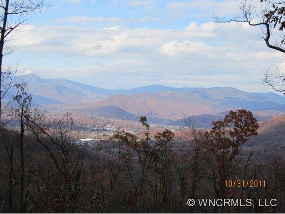 View of Mountains and Town