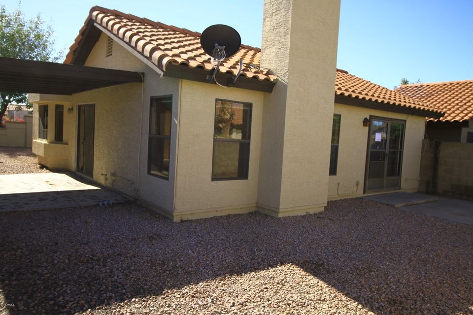 back of the home
