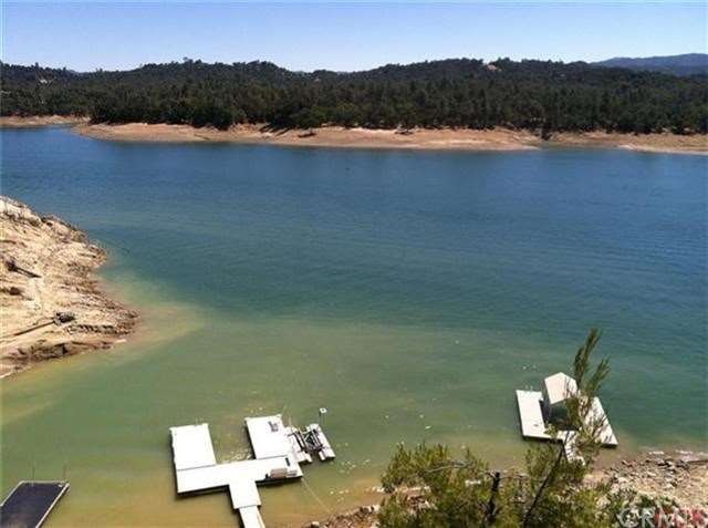 Boat slip below house