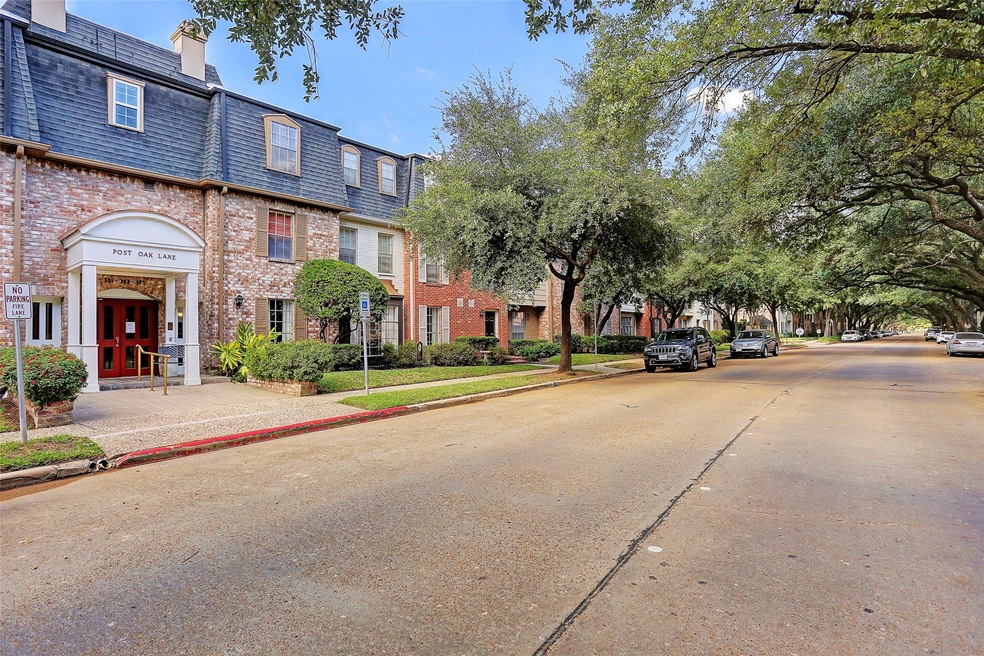 The Post Oak Lane Condominiums  is accentuated by