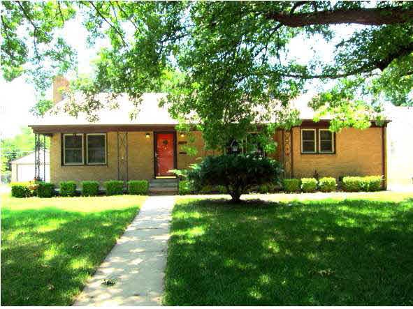 Rambling brick ranch