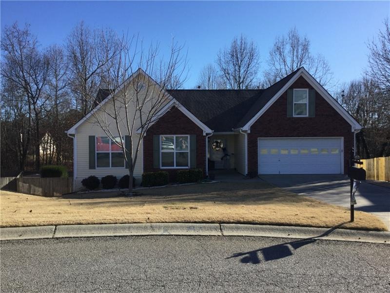 Four Bedroom, three full Baths. Cul de sac lot. Gr