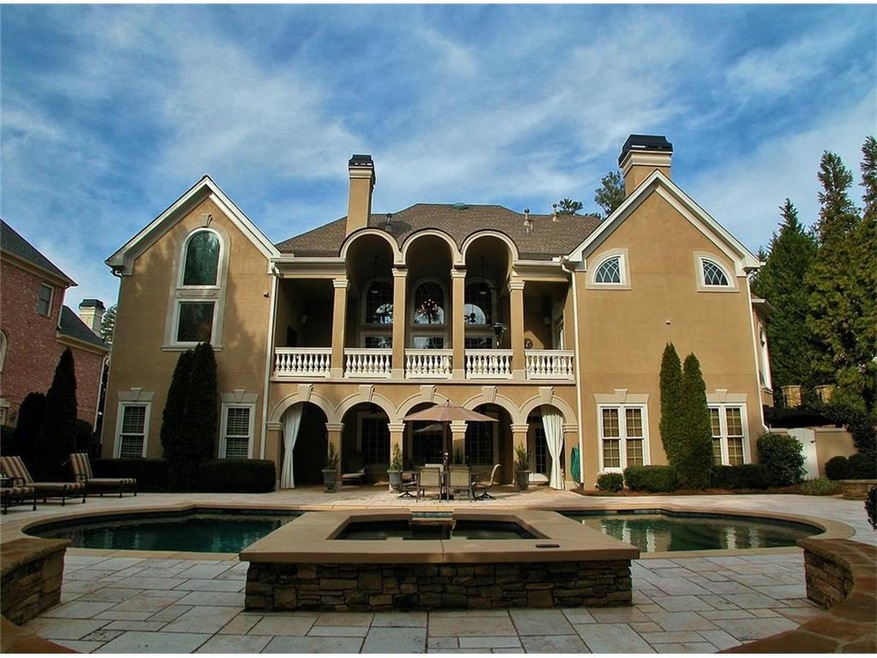 Majestic Home from the Back View